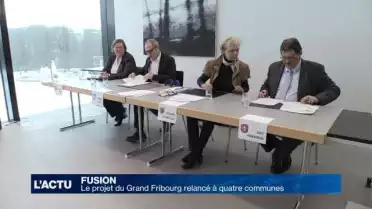Grand Fribourg: le projet de fusion relancé à quatre