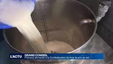Fribourg demande à la Confédération de fixer le prix du lait