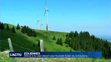 Éolien: retour à la case départ pour le projet du Schwyberg