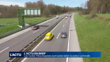 Les routes de Fribourg sont sûres selon la police catonale