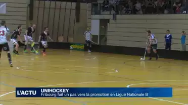 Unihockey : Fribourg fait un pas vers la promotion en LNB