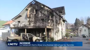 Le Deni’s Diner à La Sonnaz détruit par les flammes
