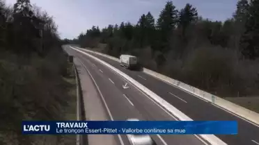 Le tronçon Essert-Pittet - Vallorbe continue sa mue