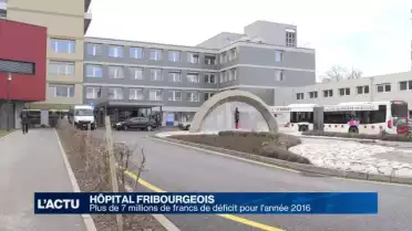 Hôpital fribourgeois : plus de 7 millions de déficit en 2016