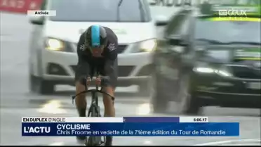 Chris Froome, grand favori du Tour de Romandie