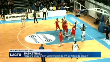 Basket : Fribourg dispute son 2e match de 1/4 de finale