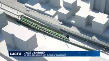 Feu vert pour le tunnel du LEB à Lausanne
