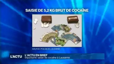 Importante saisie de cocaïne à Lausanne