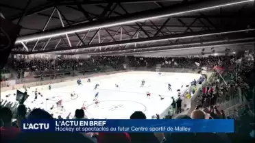 Hockey et spectacles au futur centre sportif de Malley