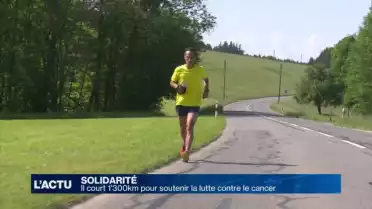 Il va courrir 1&#039;300km pour la lutte contre le cancer