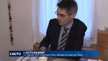 Le député UDC Stéphane Peiry dérape au sujet de l&#039;islam
