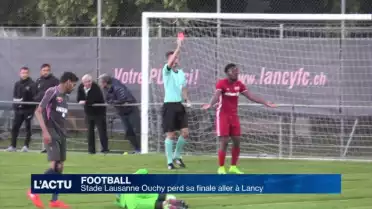 Football : Stade Lausanne Ouchy perd sa finale aller à Lancy