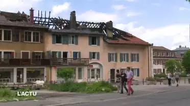 Incendie et évacuation d’immeubles au Brassus