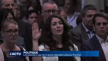 Les premiers pas de la jeune députée Léonore Porchet