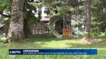 Des habitants luttent pour la sauvegarde du parc des Kybourg