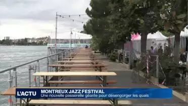 Une passerelle géante pour désengorger le Montreux Jazz