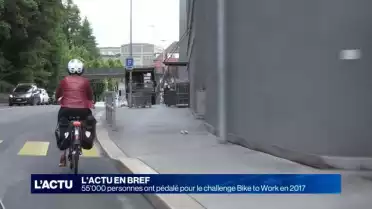 55&#039;000 personnes ont pédalé pour le challenge Bike to Work