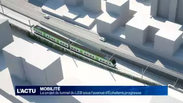 Le projet de tunnel sur la ligne du LEB progresse.