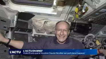 Claude Nicollier est parti dans l&#039;espace il y a 25 ans