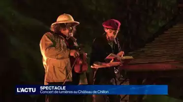 Concert de lumières au Château de Chillon