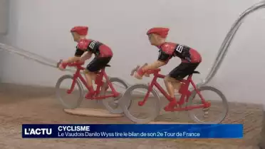 Cyclisme: Danilo Wyss tire le bilan de son 2e Tour de France