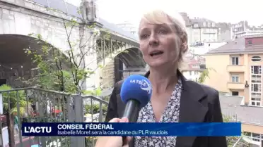 Isabelle Moret, candidate du PLR vaudois au Conseil fédéral
