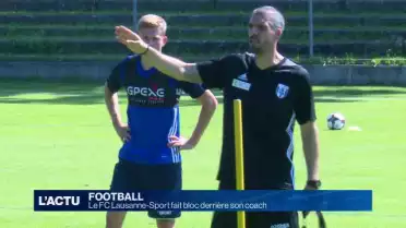 Le FC Lausanne-Sport fait bloc derrière son coach