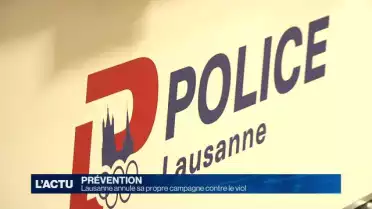 Lausanne annule sa propre campagne contre le viol