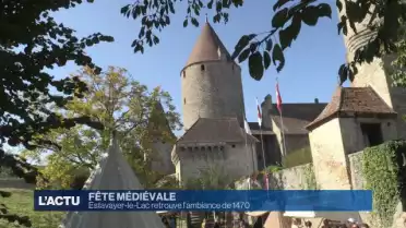 La fête médiévale d&#039;Estavayer-le-Lac attire du monde.