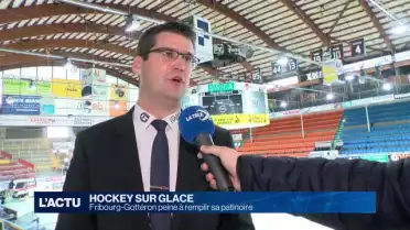 Fribourg-Gottéron peine à remplir sa patinoire