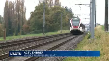 Des trains plus écolos pour les CFF