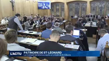 Un crédit de 8 millions pour la patinoire St-Léonard.