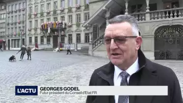 Georges Godel président du Conseil d&#039;Etat fribourgeois