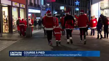 3&#039;200 courageux participants pour la Christmas Midnight Run