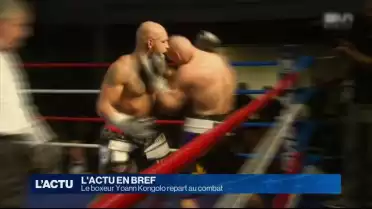 Le boxeur Yoann Kongolo repart au combat
