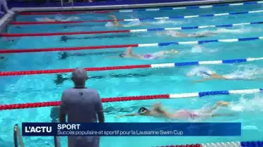 Succès populaire et sportif pour la Lausanne Swim Cup
