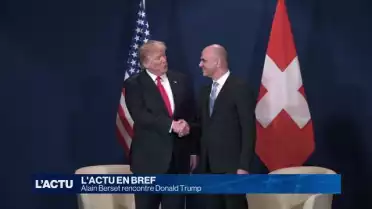 Alain Berset rencontre Donald Trump