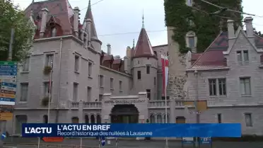 Lausanne : record historique des nuitées