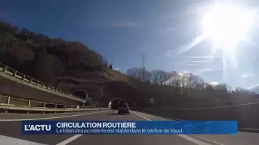 Bilan des accidents stable dans le canton de Vaud