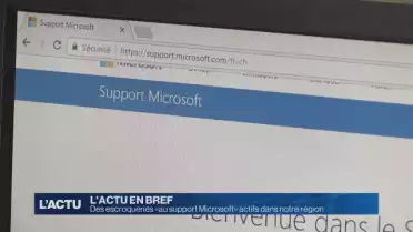 Des escrocs «au support Microsoft» actifs dans nos cantons