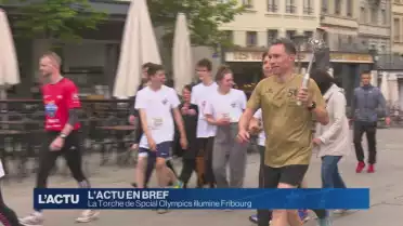 La Torche de Special Olympics a illuminée Fribourg