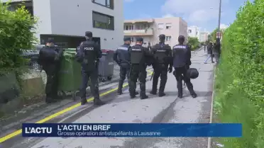 Grosse opération antistupéfiants à Lausanne