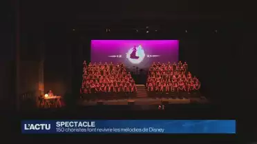 150 choristes font revivre les mélodies de Disney