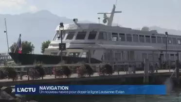 Un nouveau navire pour doper la ligne Lausanne-Evian