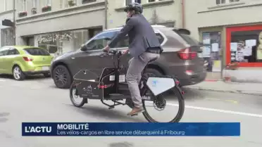 Les vélos-cargos électriques débarquent à Fribourg