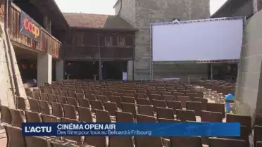 Le début du cinéma open air de Fribourg