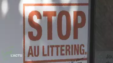 Action contre le littering à Lausanne