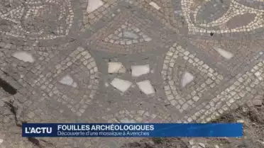 Une mosaïque atypique découverte à Avenches