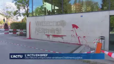Des militants antispecistes vandalisent 3 bâtiments publics