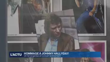 Hommage à Johnny Hallyday, un fan organise un concert